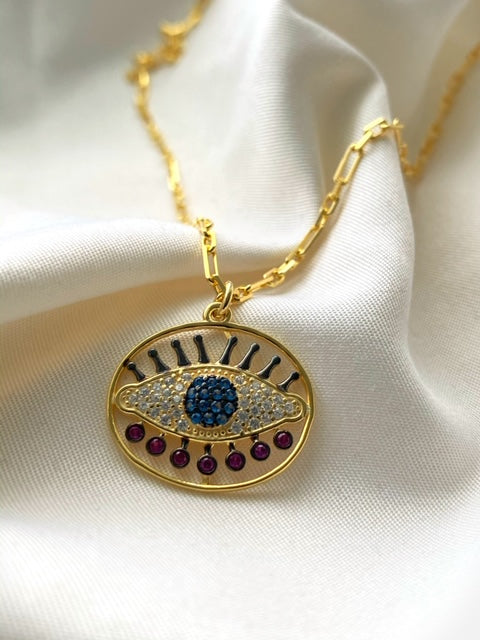 Cora Evil Eye Necklace